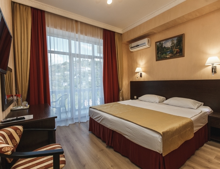 Стандарт 2-местный 1-комнатный с балконом вид на горы корп. "А" - ЛОК «Горный Воздух» Лоо