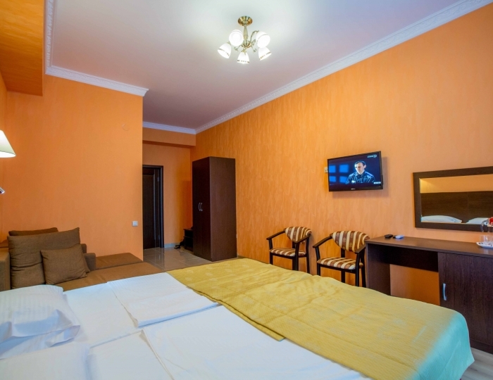 Стандарт 2-местный 1-комнатный с балконом с видом на море корп. "А" - ЛОК «Горный Воздух» Лоо