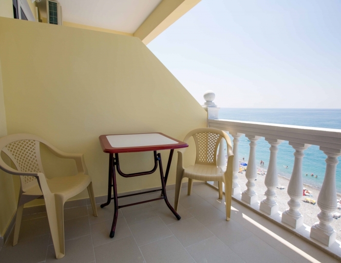 Стандарт 2-местный 1-комнатный с балконом с видом на море корп. "А" - ЛОК «Горный Воздух» Лоо